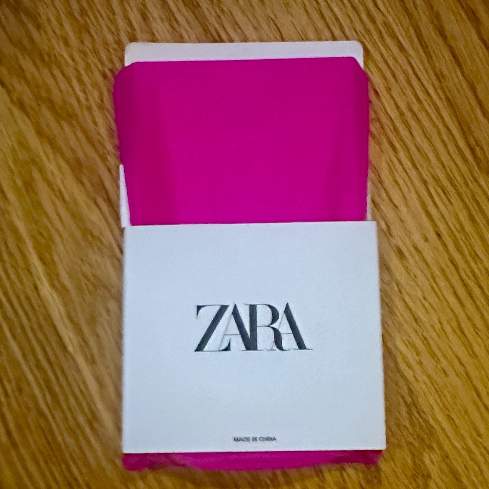 Zara Fuchsia Sheer socks
